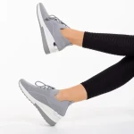 Riolla szürke női sportcipő, textil anyagból készült