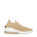 Misima khaki női sportcipő, textil anyagból készült