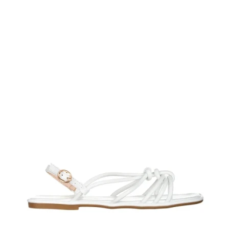 Shape fehér női szandál, műbőrből készült