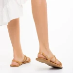 Shape khaki női szandál, műbőrből készült