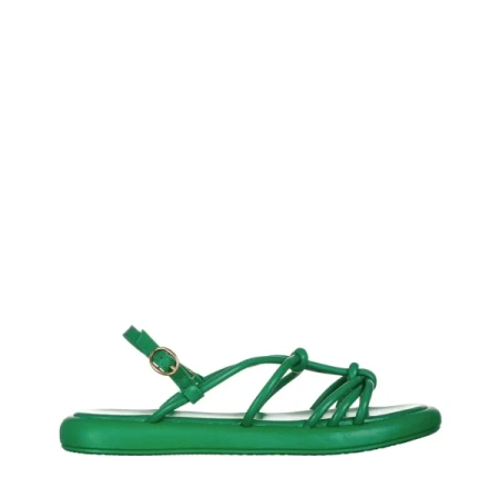 Beloved zöld női szandál, műbőrből készült