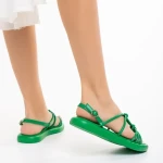Beloved zöld női szandál, műbőrből készült