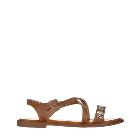 Xavia camel női szandál, műbőrből készült