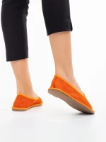 Purity narancssárga női espadrile, textil anyagból készült