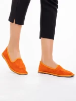 Purity narancssárga női espadrile, textil anyagból készült