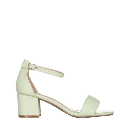 Milana zöld női szandál, műbőrből készült