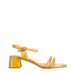 Zeren sárga női szandál, műbőrből készült