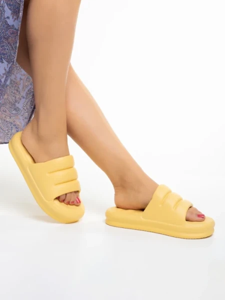 Dorothy sárga női papucs, szintetikus anyagból készült