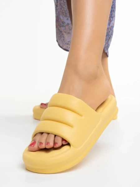 Dorothy sárga női papucs, szintetikus anyagból készült