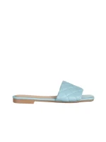 Sydnei világos kék női papucs, műbőrből készült