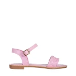 Deema rózsaszín női szandál, műbőrből készült
