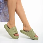 Dorothy zöld női papucs, szintetikus anyagból készült