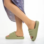 Dorothy zöld női papucs, szintetikus anyagból készült