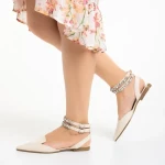 Becky bézs női cipő, műbőrből készült