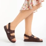 Caprice barna női szandál, műbőrből készült