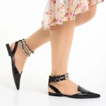 Becky fekete női cipő, műbőrből készült