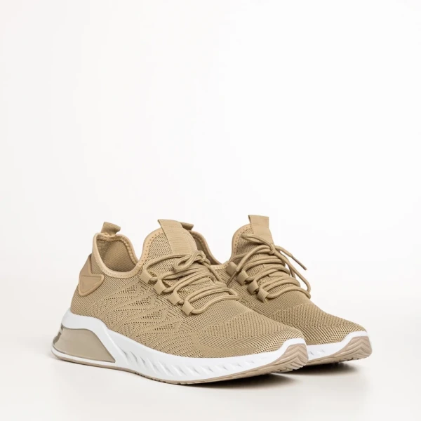 Riddel bézs férfi sportcipő, textil anyagból készült