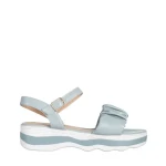 Wilda kék női szandál, műbőrből készült