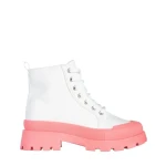 Vanisha fehér és  fukszia női tornacipő textil anyagból