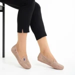 Cartina rózsaszín női mokaszin, műbőrből készült