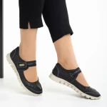 Lakendra fekete alkalmi női cipő, műbőrből készült