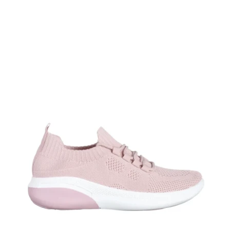 Latifa rózsaszín női sportcipő, textil anyagból készült