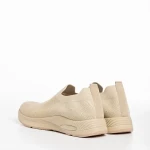 Rhona bézs női sportcipő, textil anyagból készült