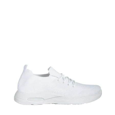 Ricarda fehér női sportcipő, textil anyagból készült