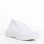 Ricarda fehér női sportcipő, textil anyagból készült