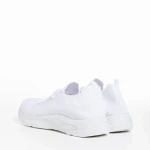 Ricarda fehér női sportcipő, textil anyagból készült