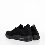 Ricarda fekete női sportcipő, textil anyagból készült