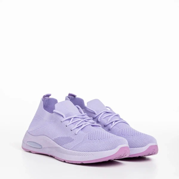 Ricarda lila női sportcipő, textil anyagból készült