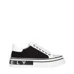 Calandra női fehér és fekete sportcipő ökológiai bőrből és  textil anyagból