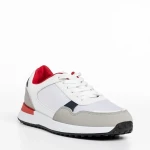 Logan fehér férfi sportcipő, műbőrből és textil anyagból készült