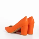 Rissa narancssárga női cipő, műbőrből készült