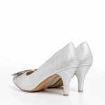 Rylie ezüst női cipő, textil anyagból készült