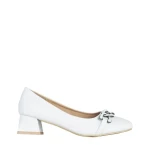 Braulia fehér női cipő, műbőrből készült