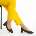 Braulia zöld női cipő, műbőrből készült