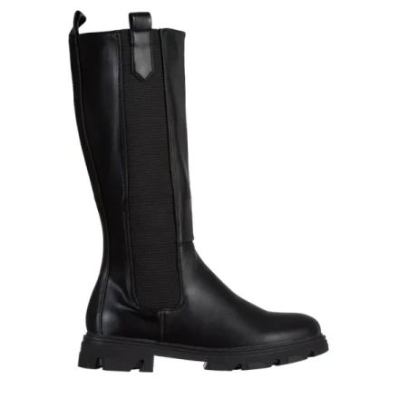 Amiyah fekete női csizma, műbőrből készült