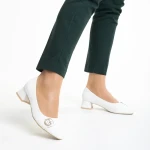 Fitria fehér női cipő, műbőrből készült