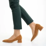 Cataleya camel női cipő, textil anyagból készült