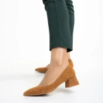 Cataleya camel női cipő, textil anyagból készült