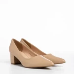 Kaz bézs női cipő, műbőrből készült