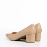 Kaz bézs női cipő, műbőrből készült