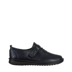 Asmara kék női cipő, műbőrből készült