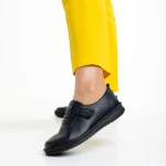 Asmara kék női cipő, műbőrből készült