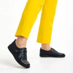 Asmara kék női cipő, műbőrből készült