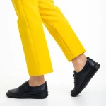 Asmara kék női cipő, műbőrből készült