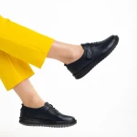 Asmara kék női cipő, műbőrből készült