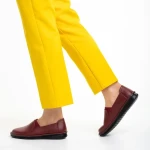 Emiliana bordó női cipő, műbőrből készült